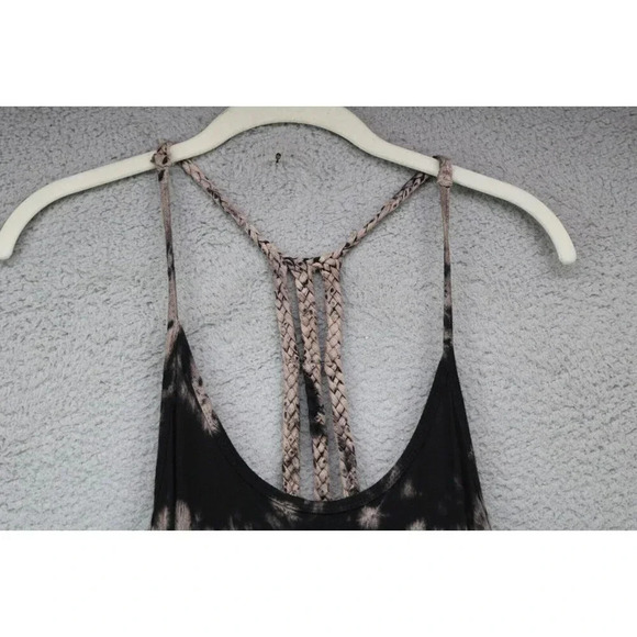 T-Party Tie-Dye Maxi Dress-Large-Braided Criss-Cross Back-Hippie-Boho - Picture 5 of 12